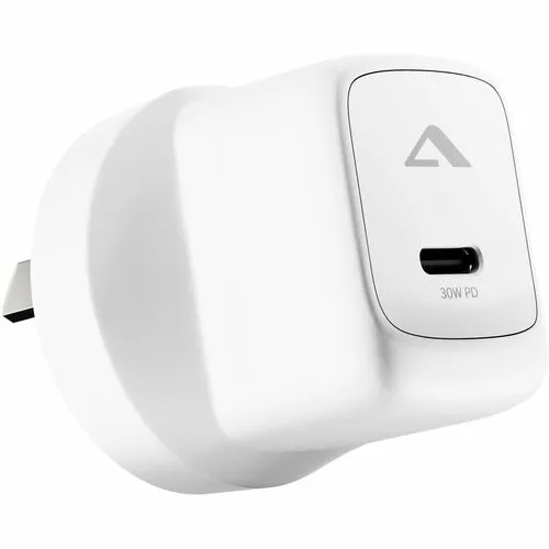 Alogic Rapid Power 30W GaN Charger # 1xUSB-C AU/NZ Version - White