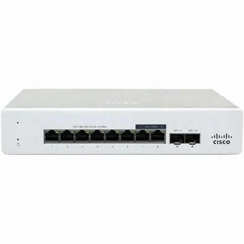 CISCO - Meraki MS130-8P Cloud Managed 8GE 120W PoE Switch