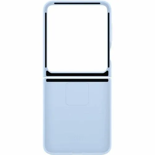 Z Flip 7FE / Flip 6 Silicone Case with Ring Blue