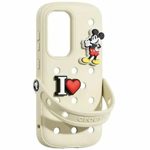 S25 Crocs Case Beige