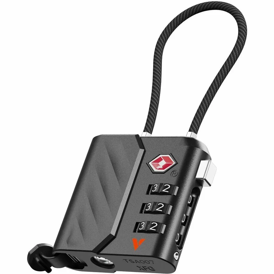 My Finder Dual Tracking Tag with TSA Lock - Black
