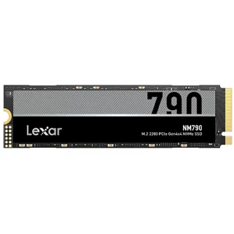 Lexar LNM790X004T-RNNNG Internal SSD 4TB M.2 2280 PCIe Gen 4x4 NVMe SSD up to 7400MB/s read, 6500MB/s write