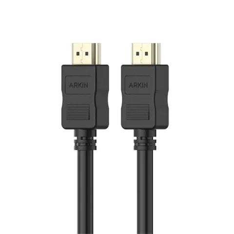 Arkin AR-HDMI-4K-3, HDMI 2.0 Cable with Ethernet, Male to Male, Speed: 18Gb/s, Length: 3m, Black, 1 Year Warranty