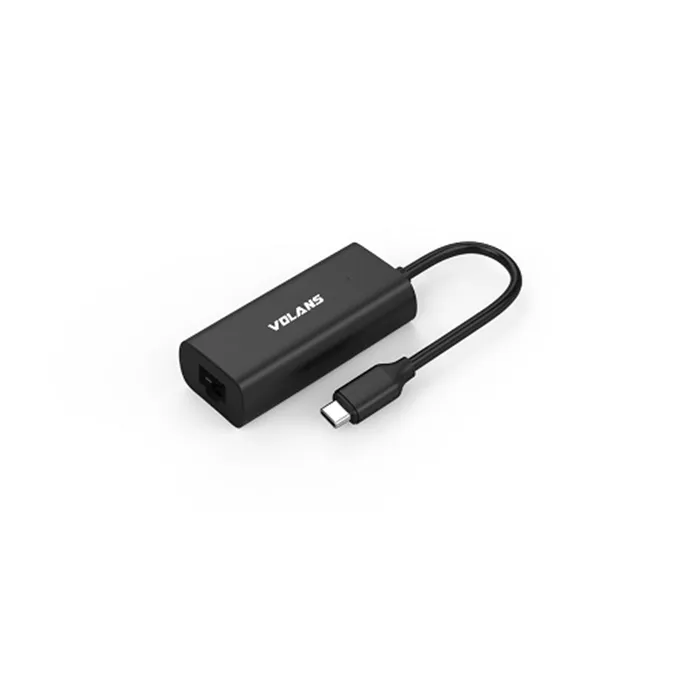Volans VL-RJ45-CP, Aluminium USB-C to GbE Network Adapter with PD3.0, 1 Year Warranty
