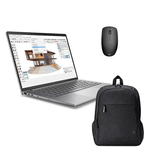 ZBook 8 G1i U7-255H 14IN Touch screen WUXGA (1920x1200) 16GB DDR-6400 512GB NVMe SSD IR Web Cam Win 11 Pro 3/3/3 Warranty + HP 235 Slim Wireless Mouse + Prelude Pro Recycle Backpack
