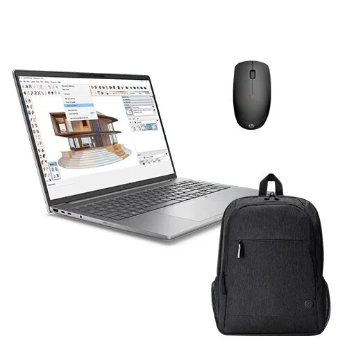 ZBook 8 G1i U5-225H 16IN Touch screen WUXGA (1920x1200) 16GB DDR-6400 512GB NVMe SSD IR Web Cam Win 11 Pro 3/3/3 Warranty + HP 235 Slim Wireless Mouse + Prelude Pro Recycle Backpack