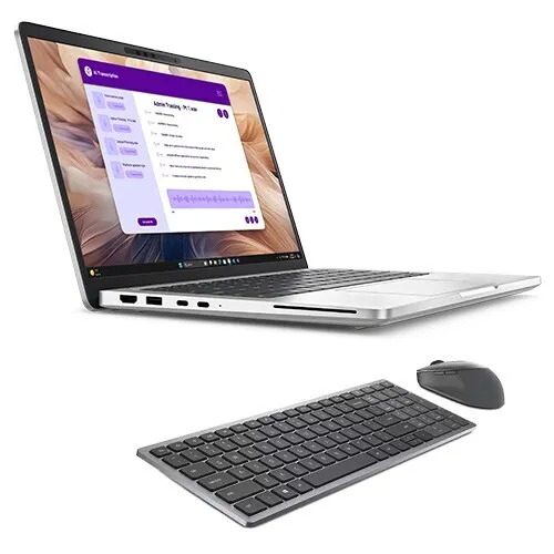 Dell Pro 13 Plus PB13250 - 13.3in FHD+ 1920x1200 - Ultra 7 266V vPro CoPilot+ - 16GB DDR5 - 512GB SSD - 5MP + IR Camera - 3-Cell 45W - Windows 11 Pro - 3Y PS + 29 KM7120W WIRELESS KEYBOARD MOUSE