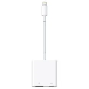 Apple MK0W2AM/A, Lightning to USB3.0 Camera Adapter, 1 Year Warranty