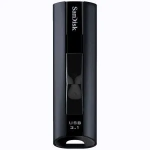 SanDisk Extreme Pro USB 3.1 Solid State Flash Drive, CZ880 128GB, USB3.0, Black, Sophisticated durable Aluminum Metal Casing, Lifetime Limited