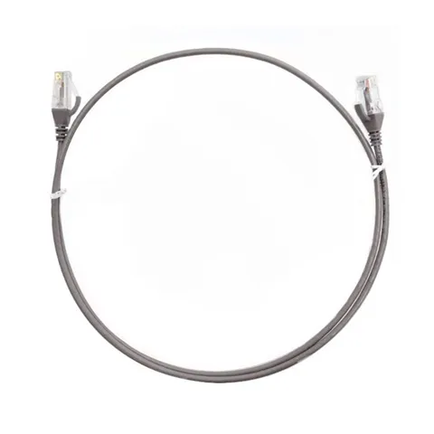 8ware CAT6 Ultra Thin Slim Cable 5m / 500cm - Grey Color Premium RJ45 Ethernet Network LAN UTP Patch Cord 26AWG for Data