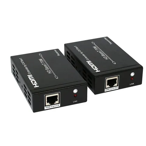 Astrotek HDMI Extender over RJ45 CAT5 CAT6 LAN Ethernet Network Converter Splitter for Foxtel Support 40m 4Kx 2K@30hz or 70m 1080p - a pair