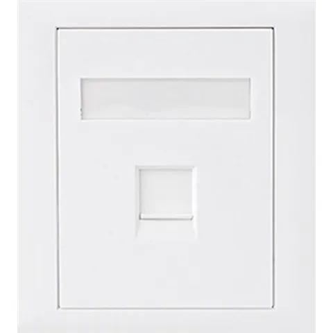 Astrotek CAT6 RJ45 Network Wall Face Plate Outlets 86x86mm 1 Port Socket Kit