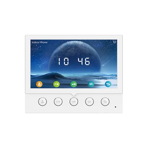 Fanvil i52W Indoor SIP Station, 4 SIP Lines, 5 Buttons, PoE, 7' Colour Screen, Linux, ONVIF, 2Yr Warranty
