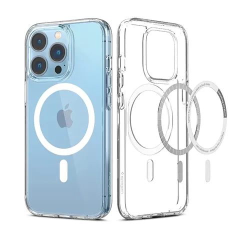 USP Apple iPhone 8 Plus/ iPhone 7 Plus (5.5') Clear Case with MagSafe - Built-in magnets, Scratch Resistant, Crystal Clear, 3 Years Warranty