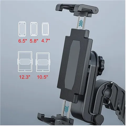 USP Universal In-Car Tablet Mount Dash Windscreen Holders - Black, Compatible with tablets 711.9', Portrait/landscape viewing, Perfect mounting
