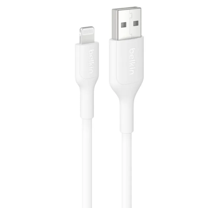 BoostCharge USB-A Cable with Lightning Connector 2m - White