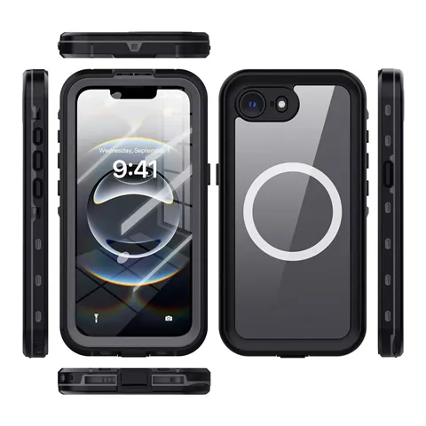USP Apple iPhone 17e / iPhone 16e (6.1') WaterProof Case Black - DROP+ Military Standard, Waterproof, Shockproof, DustProof , 3 Years Warranty
