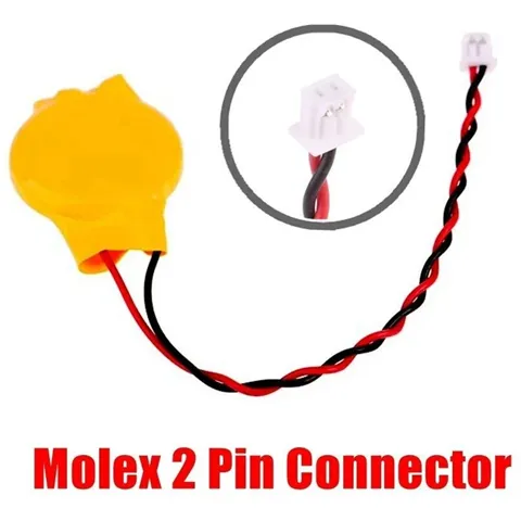 Internal CMOS Battery CR2032 Molex 2 pin