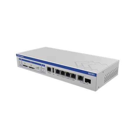 Teltonika RUTXR1 Enterprise Rack-mount SFP/LTE Router, 5x Gigabit Ethernet Ports, Dual Sim Failover, Redundant Power Supplies, PSU included