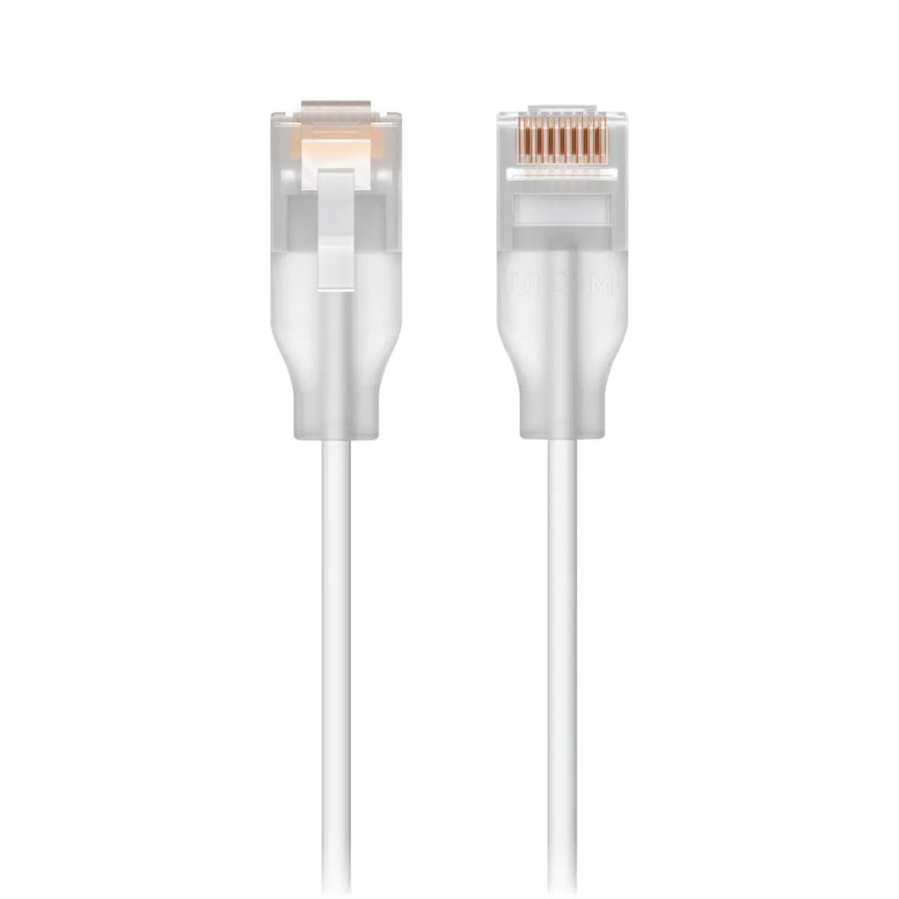 UBIQUITI UniFi ETHERLIGHTING PATCH CABLE, RJ45, 10GbE, UP TOPoE+++, (3M) WHITE, 1YR