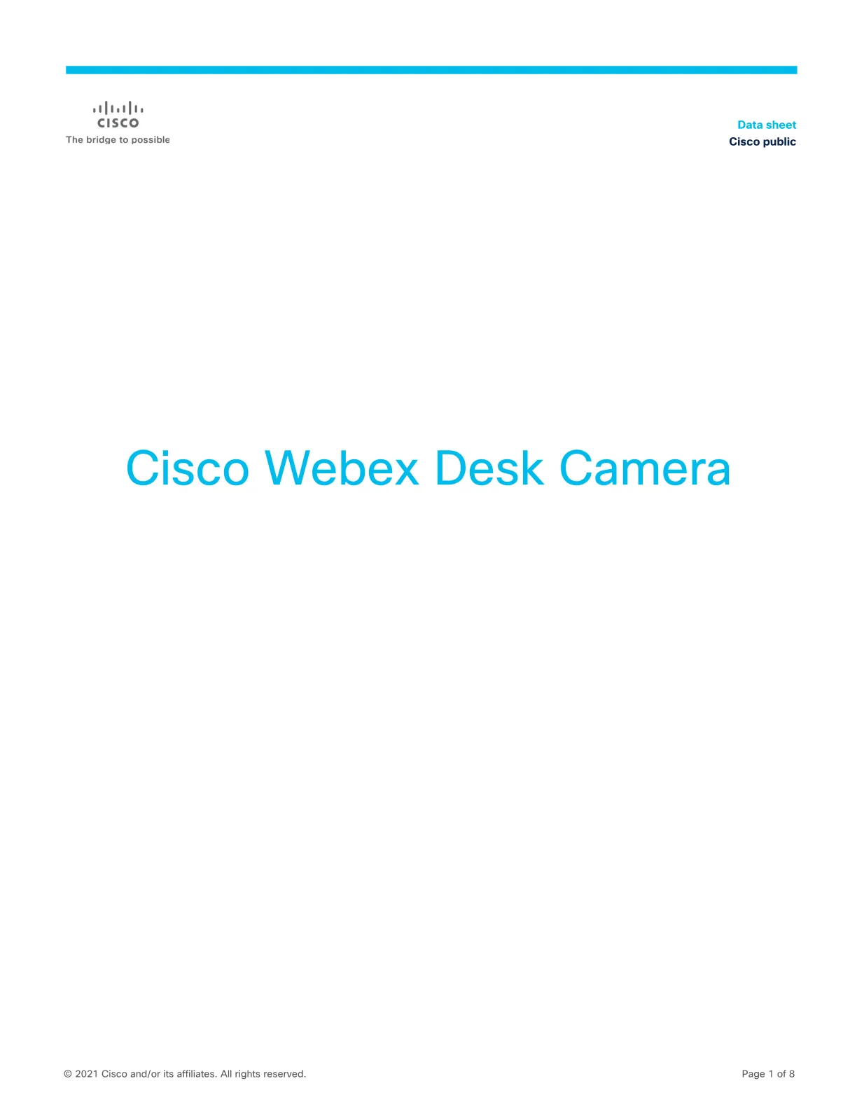 CISCO Cisco Desk Camera 4K- Carbon Black - - CD-DSKCAM-C-WW