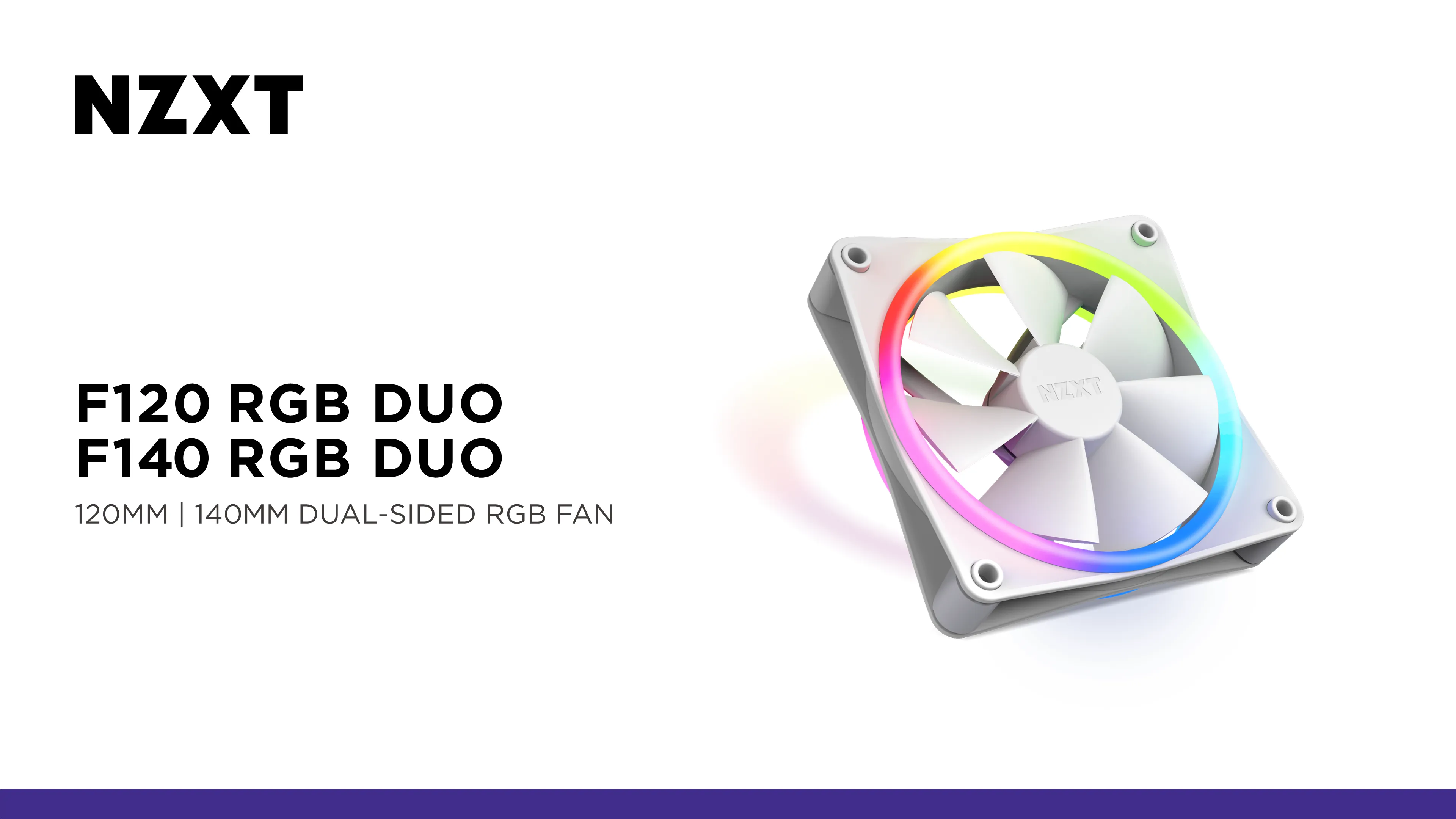NZXT F120 RGB Duo Triple Pack RF-D12TF-B1 Tech-America