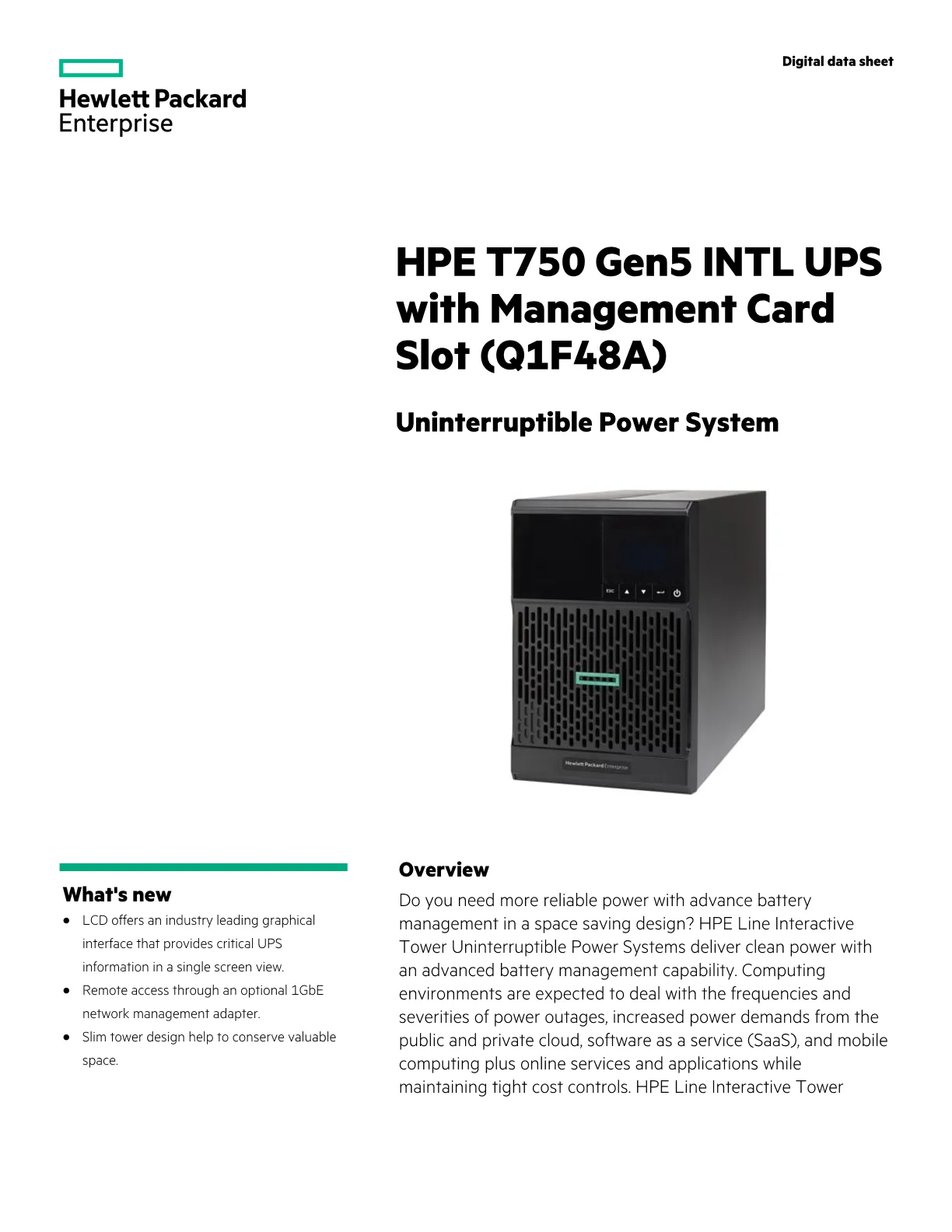 HP】 ヒューレット・パッカード HPE タワー型 UPS T750 G5 ラインインタラクティブ 無停電電源装置 - 周辺機器
