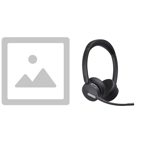 Bonus Black COMSOL QI Charger W/YEALINK (BH70) UC Wireless Stereo BT HEADSET, C-A Adapter