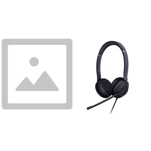 Bonus Black COMSOL QI Charger W/YEALINK (UH37) UC Wired Stereo HEADSET, C-A Adapter