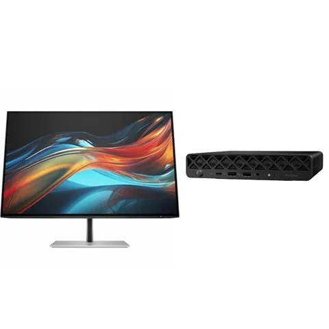 Hp PRODESK 4 G1I Mini U5-235T Plus Hp Series 7 24" USBC Monitor For 299 (8Y2F7AA)