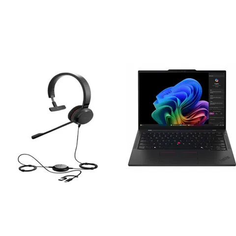 Lenovo T14S 2IN1 G1 U7-255H, 14" WUXGA TOUCH, 512GB, 32GB + JABRA Corded Evolve 30 Ii