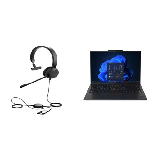 Lenovo X1 Carbon G13 Aura U5-225H, 14" WUXGA, 512GB, 32GB + JABRA Corded Evolve 30 Ii