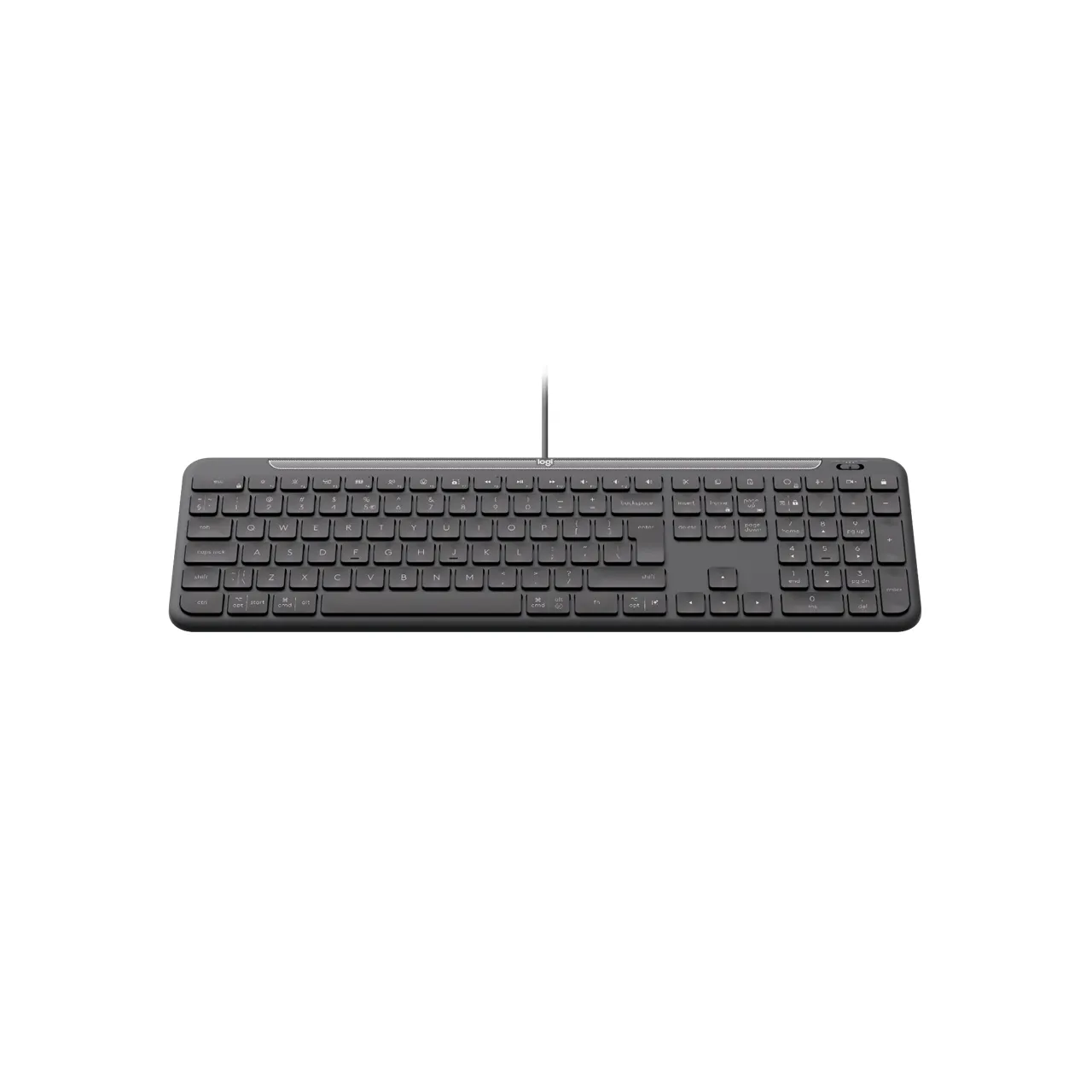 Logitech K620, Wired KB, USB-C, GRAPHITE, 2YR WTY, USB ADAPTOR Sold Separately