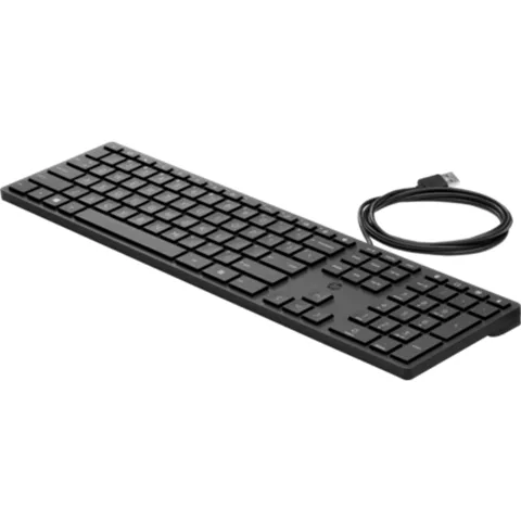 *Retail Box* HP 9SR37AA, Wired Desktop 320K Keyboard, USB port, 180cm, Wired, 1 Year Warranty