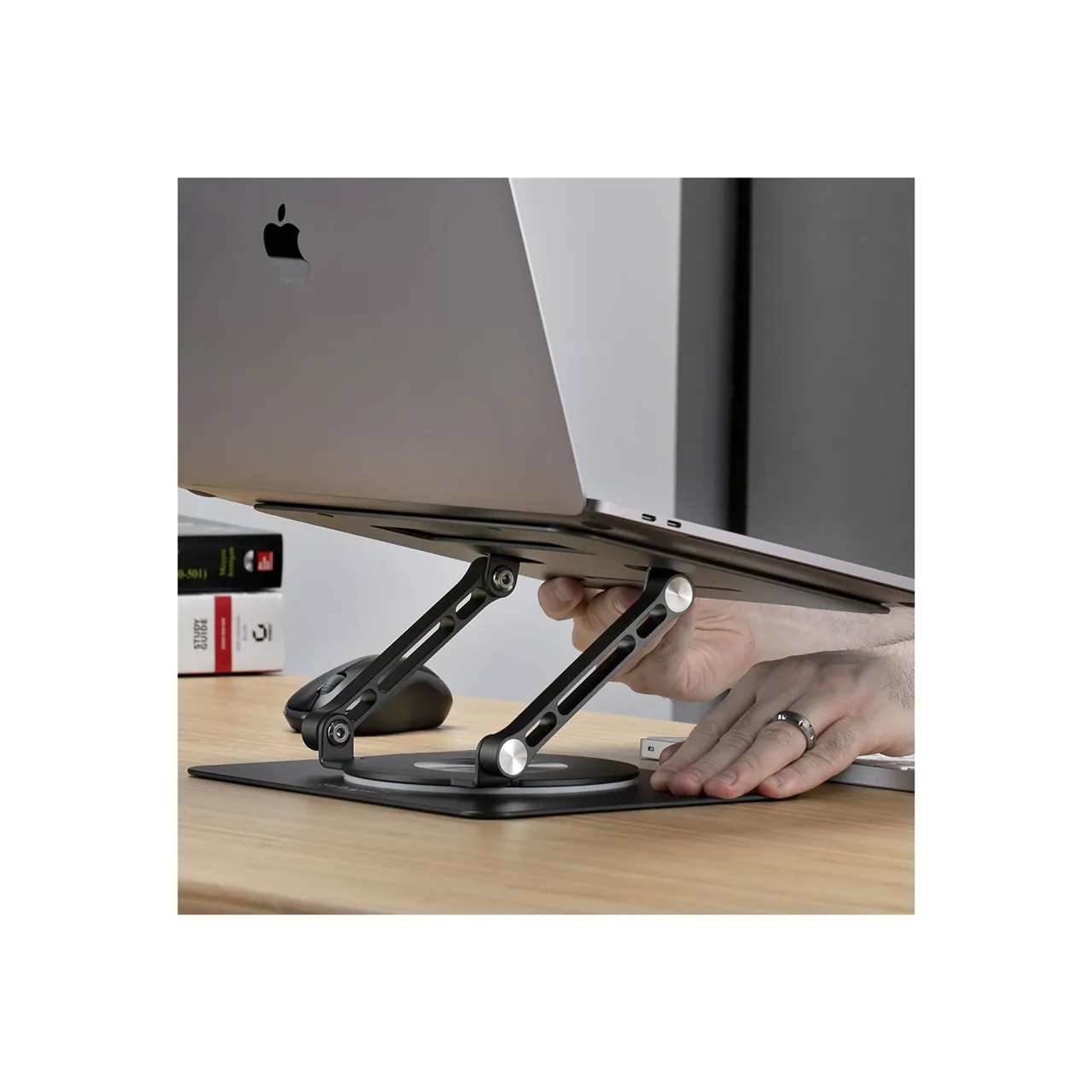 Startech Rotating Laptop STAND, 360 SWIVEL, Ergonomic Desk RISER, 5 Yr