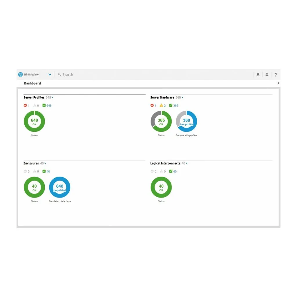 HPE OneView incl 3yr 24x7 SuppBundle Track 1 Svr Lic