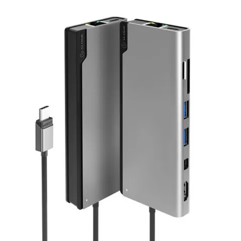 USB-C Ultra Dock PLUS Gen 2 with HDMI 4K60Hz Mini DisplayPort Gigabit Ethernet USB-A USB-C (100W Power Delivery & Data) Micro SD an SD Card Reader.